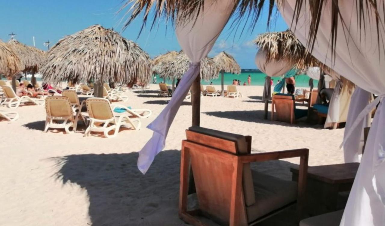 Sol Caribe Suites - Playa Los Corales - Beach Club, Wifi, Swimming Pool - Calle Aruba Пунта Кана Екстериор снимка